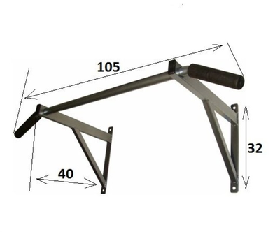 Турник настенный с широким хватом