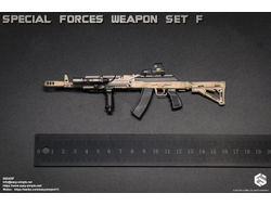 Автомат АК-74М с комплектом аксессуаров и снаряжения (Special Forces Weapon Set) - 1/6 (06045F) - Easy&Simple