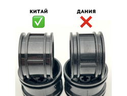 !АНАЛОГ! Wheel 30.4mm D. x 20mm with No Pin Holes and 5 Large Spokes, Black (42716 / 6339150) / 4 шт.