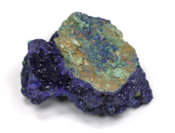 Азурит, Малахит, Азуромалахит, коллекционный образец, Китай (50*43*23 мм, 44 г) №25649