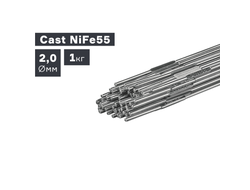 Пруток сварочный TIG, чугун (Cast NiFe55), ? 2,0 мм, 1,0 кг