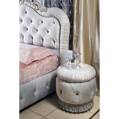 Прикроватная тумба MyCloud Жозефина, из мебельной ткани, без ящиков