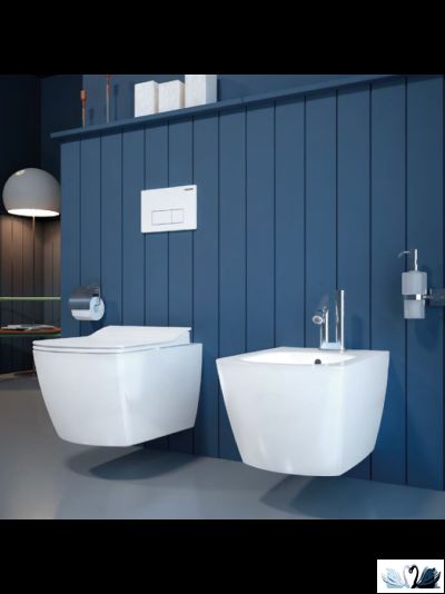 Унитаз CREAVIT Elegant Rim-Off EG321.00100 c инсталляцией - комплект с сиденьем микролифт, клавишей ARC (EG321-11CB00E-0000+GR5003.01+GP8001.00 + KC1103.01.0000E)