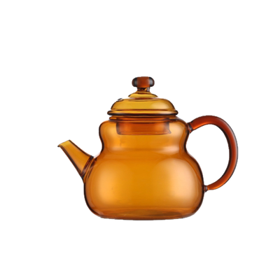 Маленький стеклянный чайник для заварки