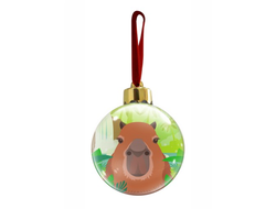 Шары ёлочные новогодние Капибара, Kapibara-san