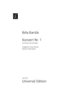 Bartok. Konzert Nr.1 f?r Klavier und Orchester f?r 2 Klaviere