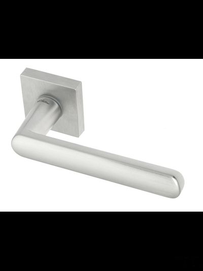 Дверная ручка на квадратном основании Fratelli Cattini "NEVADA" 8-CS матовый хром