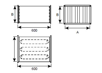 ПРЯМОУГОЛЬНЫЙ ВОЗДУХОВОД ОЦИНКОВКА - ШУМОГЛУШИТЕЛЬ ПРЯМОУГОЛЬНЫЙ - 0,7-1,0