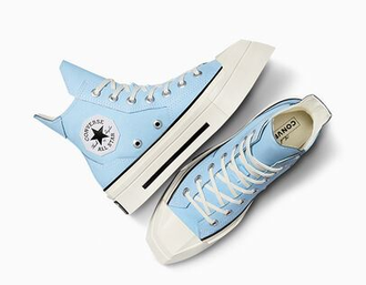Light blue chuck taylor best sale