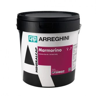 Cap Arreghini MARMORINO / Кап Аррегини Марморино - Пастообразное, минеральное, декоративное покрытие , для внутренних и наружных работ на основе белой гашеной извести. Фракция мелкозернистая.