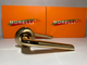 Дверные ручки Morelli &quot;КОЛОННА&quot; MH-03 SG/GP Цвет - Матовое золото/золото
