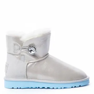 Ugg Mini Bailey Button I Do White