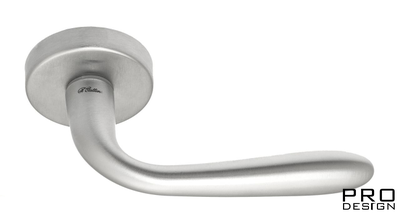 Дверная ручка на круглом основании Fratelli Cattini "GOCCIA" 7-CS матовый хром