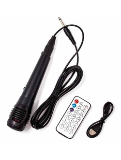 Портативная колонка FUMIKO TOWER с подсветкой и микрофоном BLACK