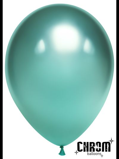 Воздушный шар зелёный хром