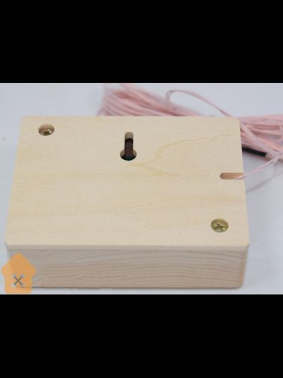 Высокотемпературный термометр для бани ТЭС в корпусе из липы с герметичным датчиком