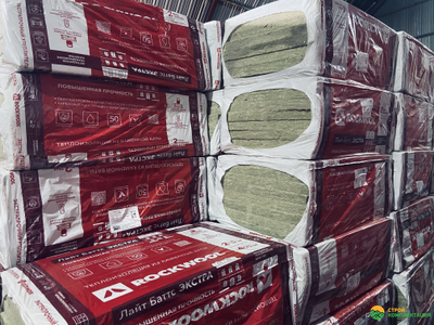 Утеплитель ROCKWOOL ЛАЙТ БАТТС ЭКСТРА 1000х600х50 мм (8 шт; 0,24 куб.м.)