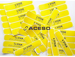 Наклейка на поручень (Брайль) тактильная 30х150