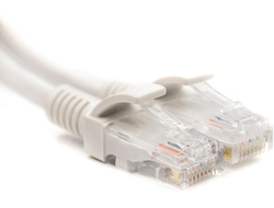 Патч-корд PowerPlant Cat5e UTP 3 м Белый