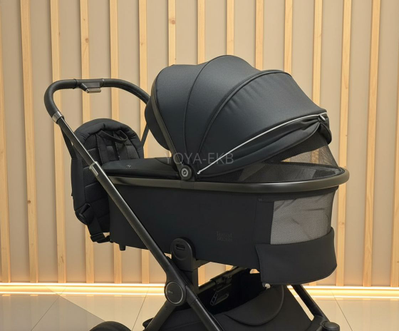 Детская коляска 3 в 1 Luxmom 999 Черный
