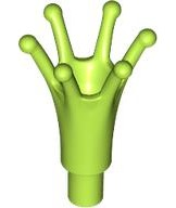 Minifigure, Crown with Bar, Lime (25516 6474136)