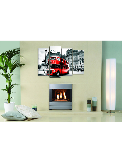 Модульная картина "Лондонский автобус"