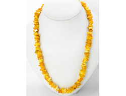 Бусы из матового янтаря 01164 55 см