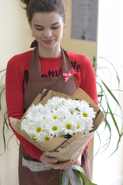 Букет из хризантем