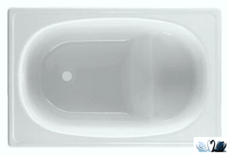 Ванна стальная BLB EUROPA, с местом для сидения, толщина стали 2,3 мм