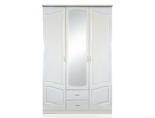 Шкаф для одежды 3-створчатый универсальный с 1 зеркалом