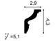 Карниз CX150 - 4,3*2,9*200см