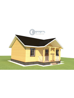 Б-24 ГАБАРИТНЫЕ РАЗМЕРЫ: (6Х9М) 1 ЭТАЖ, ОБЩАЯ ПЛОЩАДЬ: 60М²