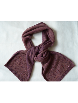 вязаный шарф с пайетками италия визио фото