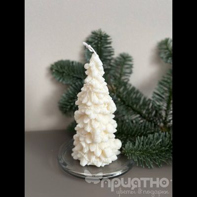 НОВОГОДНЯЯ СВЕЧА "ЁЛКА РОЖДЕСТВО"