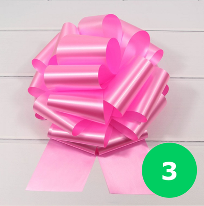 Бант большой на подарок (микс), 10 см