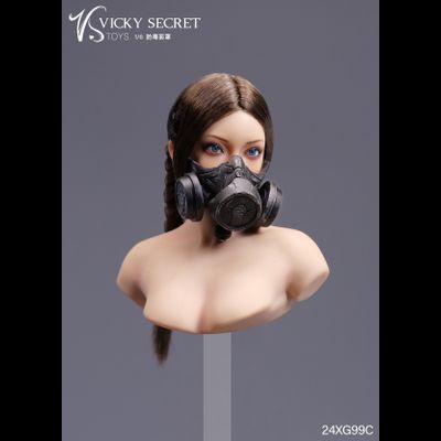 Женский респиратор (газовая маска) - 1/6 Gas Mask (24XG99C) - VSTOYS
