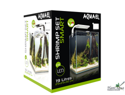 Аквариумы SHRIMP SET PLANT II 19л, 25х25х30 см черный