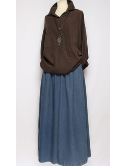 Рубашка "Вельветовая" шоколад р.52-58