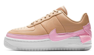 Nike Air Force 1 Jester XX (Бежевые с розовым)