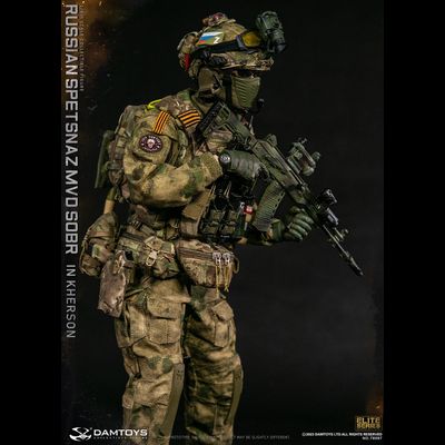 ПОВРЕЖДЕНА КОРОБКА - Спецназ СОБР - КОЛЛЕКЦИОННАЯ ФИГУРКА 1/6 RUSSIAN SPETSNAZ MVD SOBR IN KHERSON (78097) - DAMTOYS