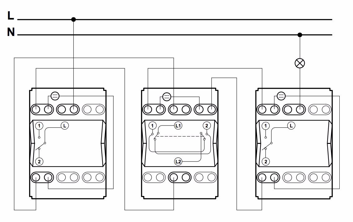 КАК ПОДКЛЮЧИТЬ ПЕРЕКРЕСТНЫЙ ПЕРЕКЛЮЧАТЕЛЬ SCHNEIDER ELECTRIC СЕРИИ ODACE