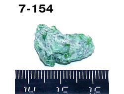 Хромдиопсид натуральный (необработанный) №7-154: 1,8г - 20*12*6мм
