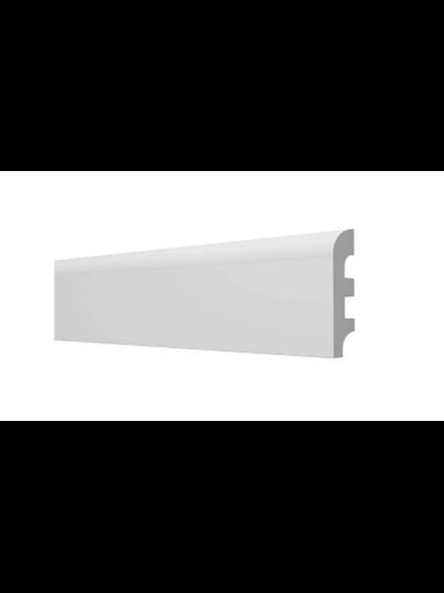 Напольный плинтус Decor-Dizayn DD41, для покраски, влагостойкий, ударопрочный, 2 метра