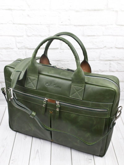 Сумка для ноутбука Montebello green (арт. 1033-11)