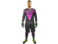 Комплект вратарский Legea Allianz KITP1136-2306 gris/fux (Футболка+шорты)