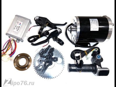 Электромотор для велосипеда 800w 36 вольт лодки самоката детской машины комплект снегоход