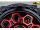 Комплект дисков R18 9,0J ET+0 6*139,7 FBX 178-8 Черный с красным (R690)