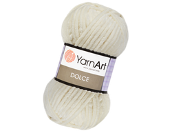 Dolce (Yarn Art) пряжа цвет  № 745 молочный