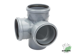 Крестовина 2-х полостная 110*110*110/90