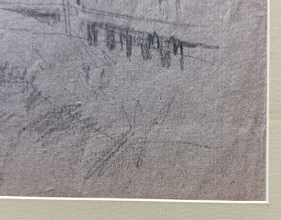 "Сельский пейзаж" бумага карандаш 1899 год